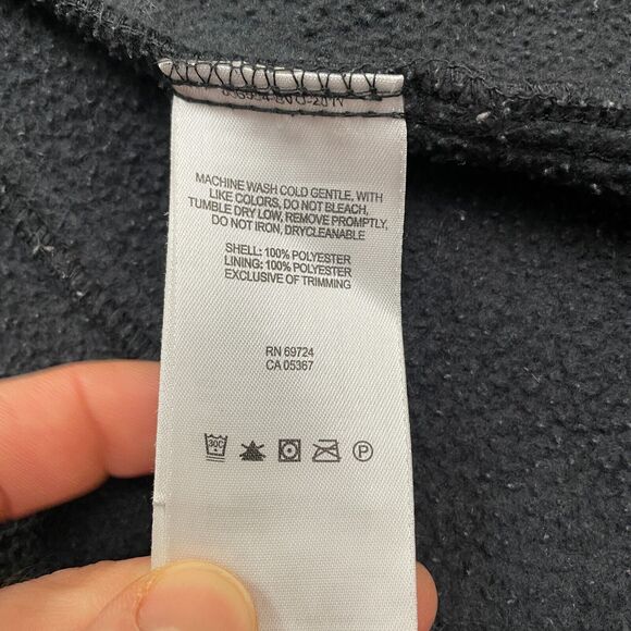 Columbia Steens Mountain Fleece Jacket Mens Large Black Full Zip Outdoor Hiking - Picture 9 of 15